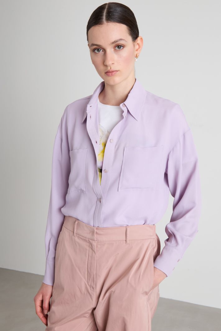 Crepe de chine shirt Intrend