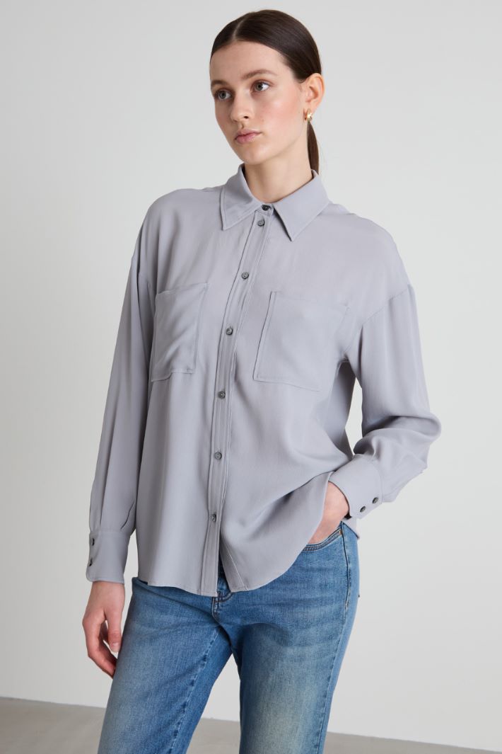 Crepe de chine shirt Intrend
