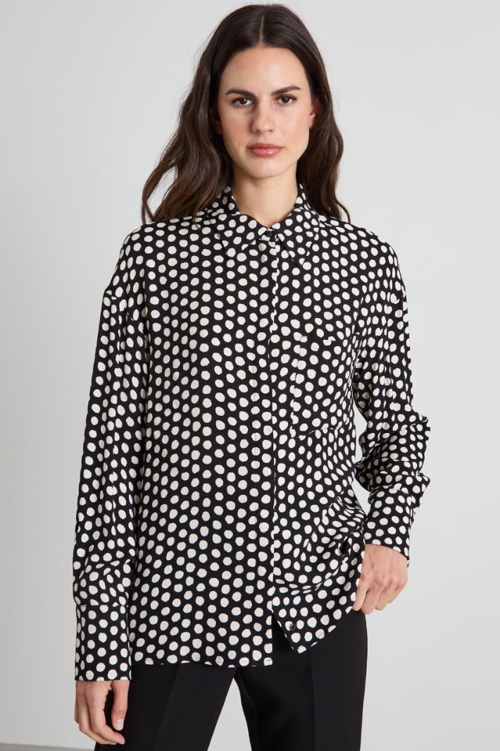 Camicia in crépe di viscosa Intrend