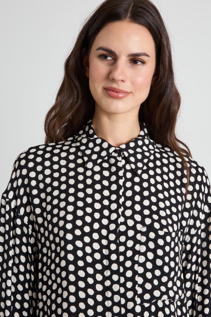 Camicia in crépe di viscosa Intrend - 4