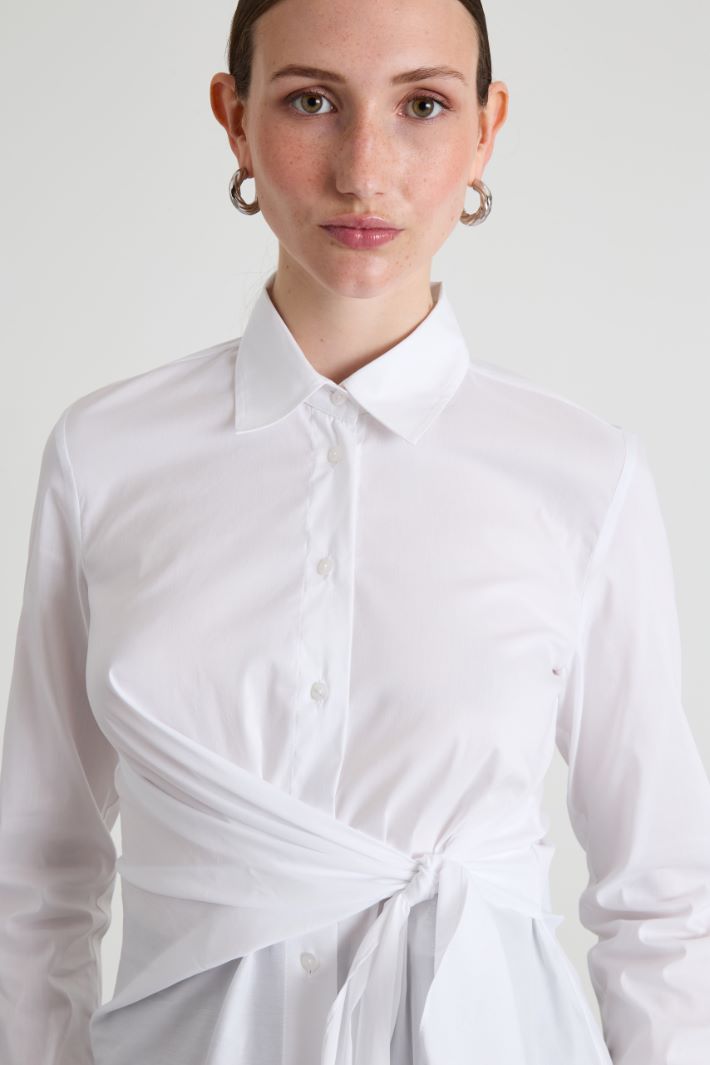 Sash-detailed shirt Intrend - 4