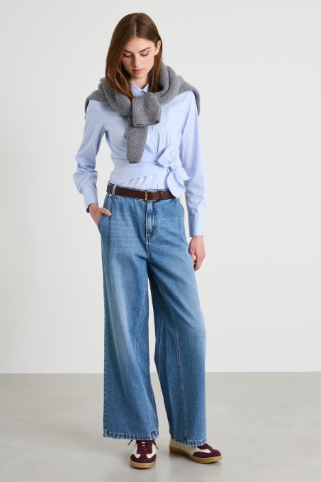 Sash-detailed shirt Intrend