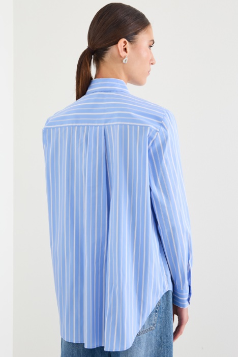 Camicia morbida in popeline