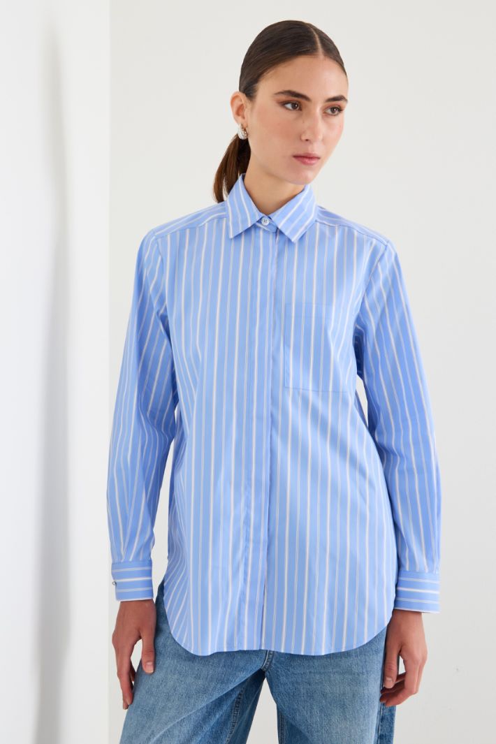 Camisa de popelina suave