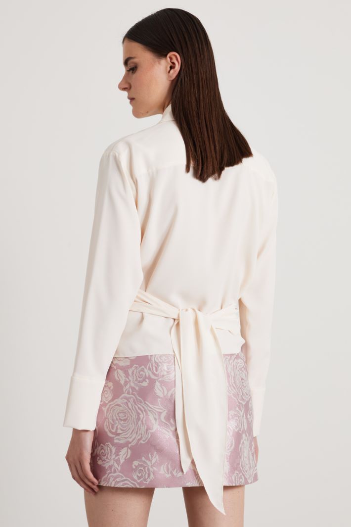 Double-faced georgette shirt Intrend - 2