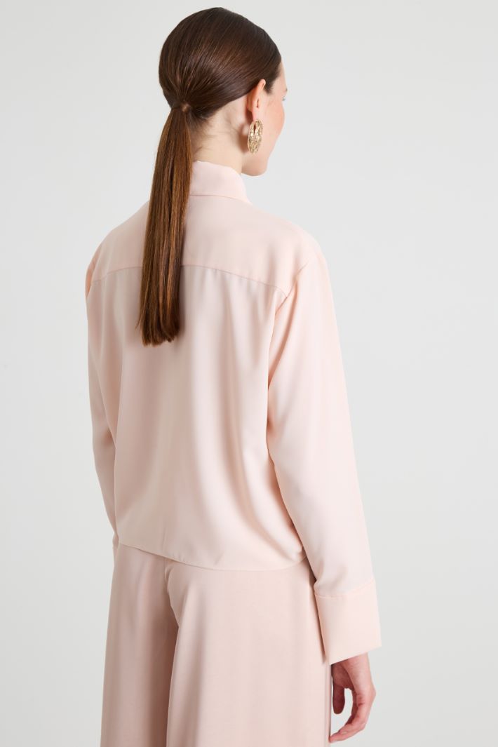 Double-faced georgette shirt Intrend - 2
