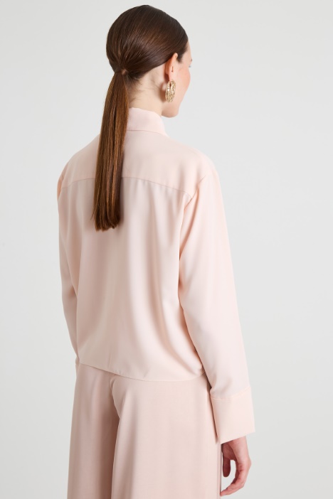 Camicia in doppia georgette