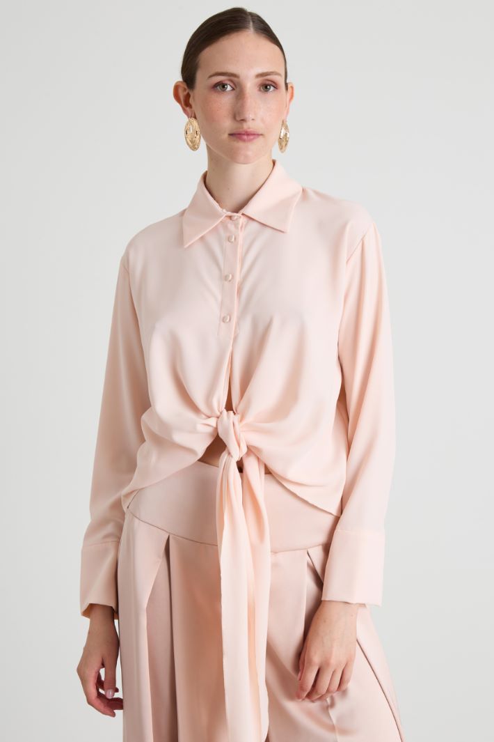 Double-faced georgette shirt Intrend