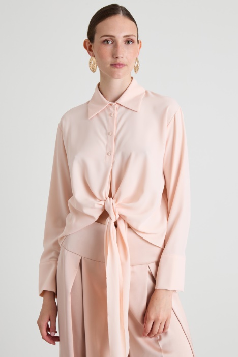 Double-faced georgette shirt Intrend