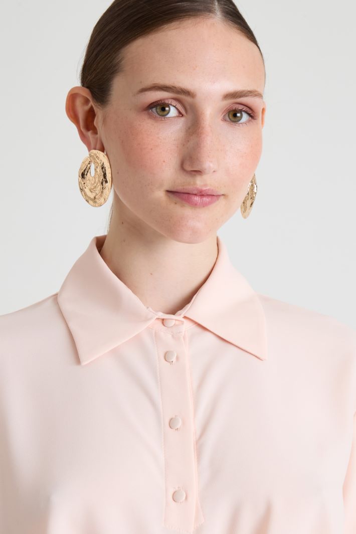 Double-faced georgette shirt Intrend - 4
