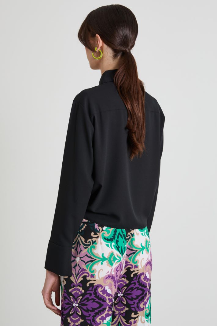 Double-faced georgette shirt Intrend - 2