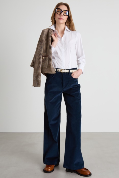 Slim-fit poplin shirt Intrend
