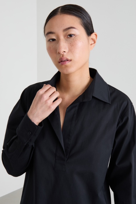 Casacca in twill di cotone