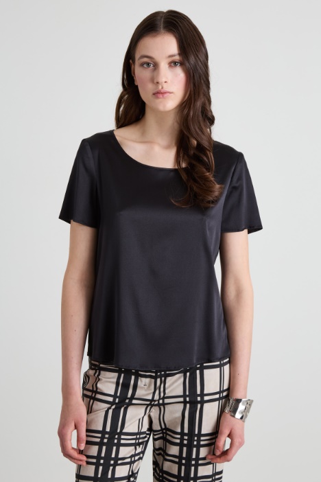Silk satin T-shirt Intrend