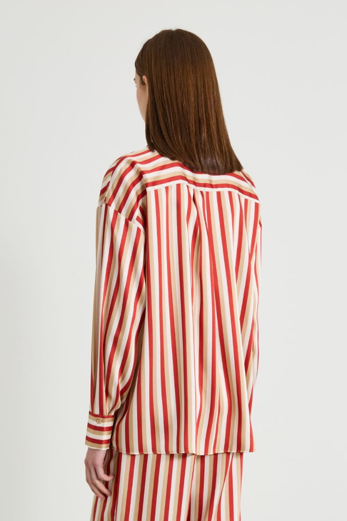 Patterned twill shirt Intrend - 2