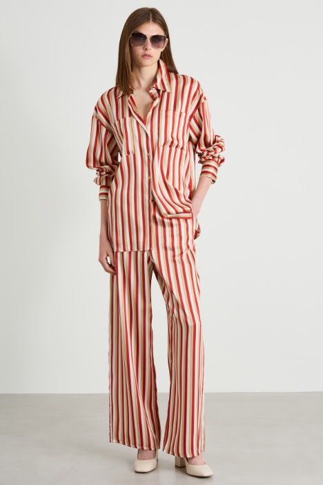 Patterned twill shirt Intrend