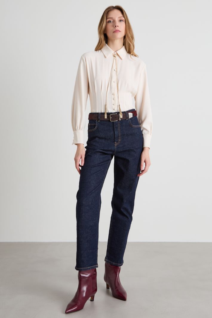 Darted shirt Intrend - 3