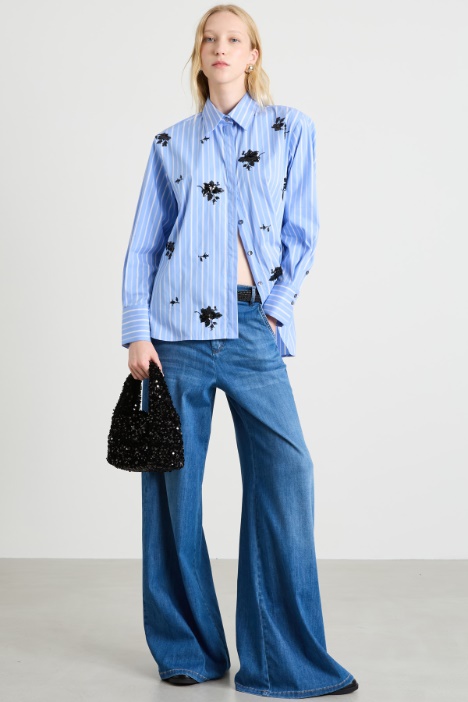 Shirt with embroidery Intrend