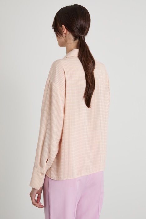 Camicia in tessuto fluido