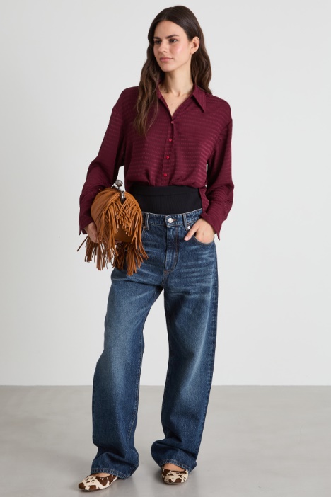 Fluid fabric shirt Intrend