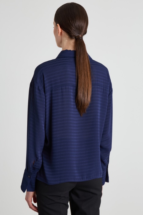 Camicia in tessuto fluido