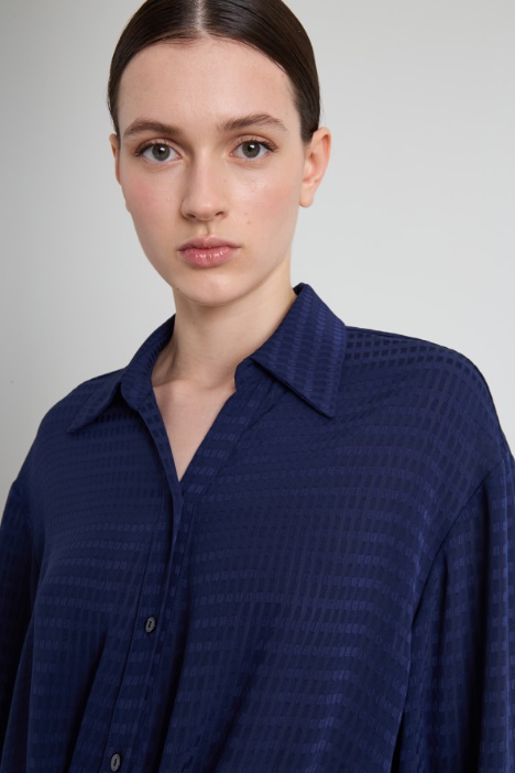 Camicia in tessuto fluido