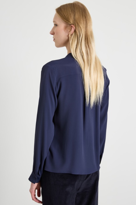 Blusa in misto seta