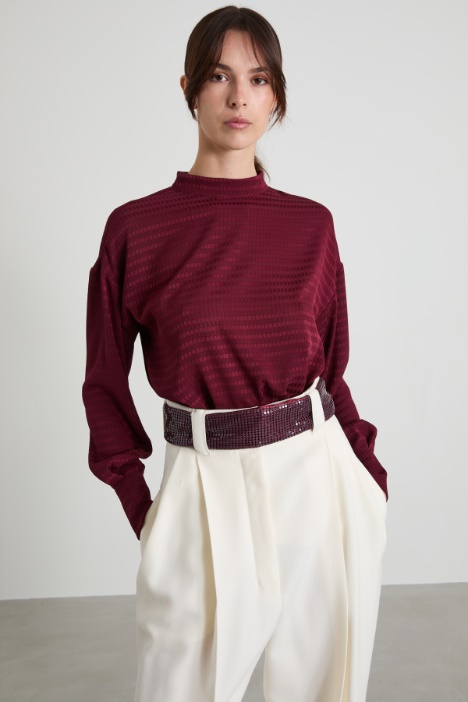 Fluid fabric blouse Intrend