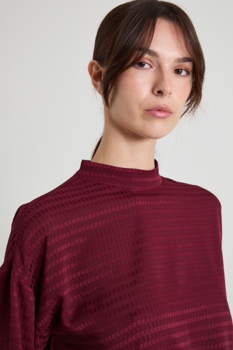 Blusa in tessuto fluido