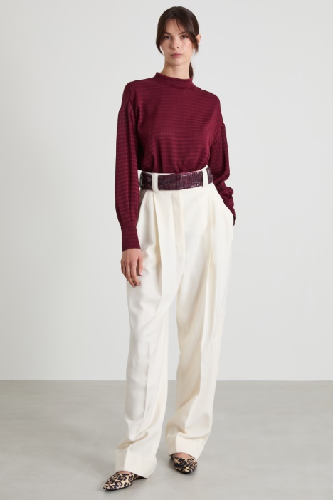 Fluid fabric blouse Intrend