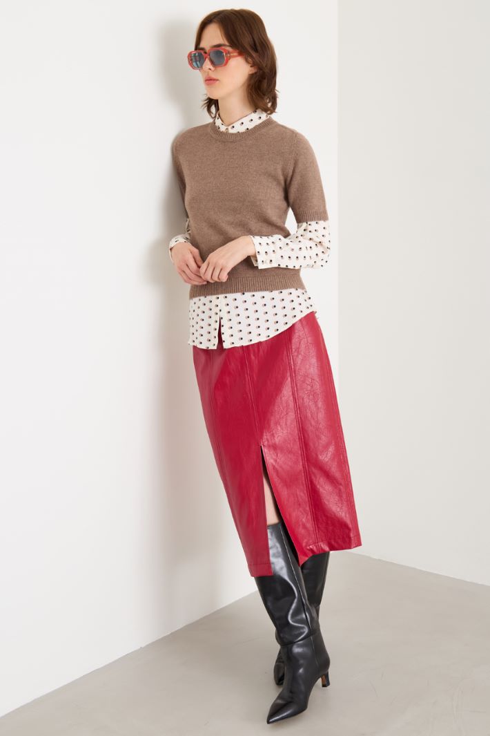 Camicia in twill a fantasia Intrend