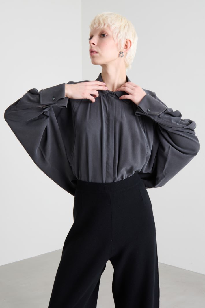 Camicia a body in seta Intrend
