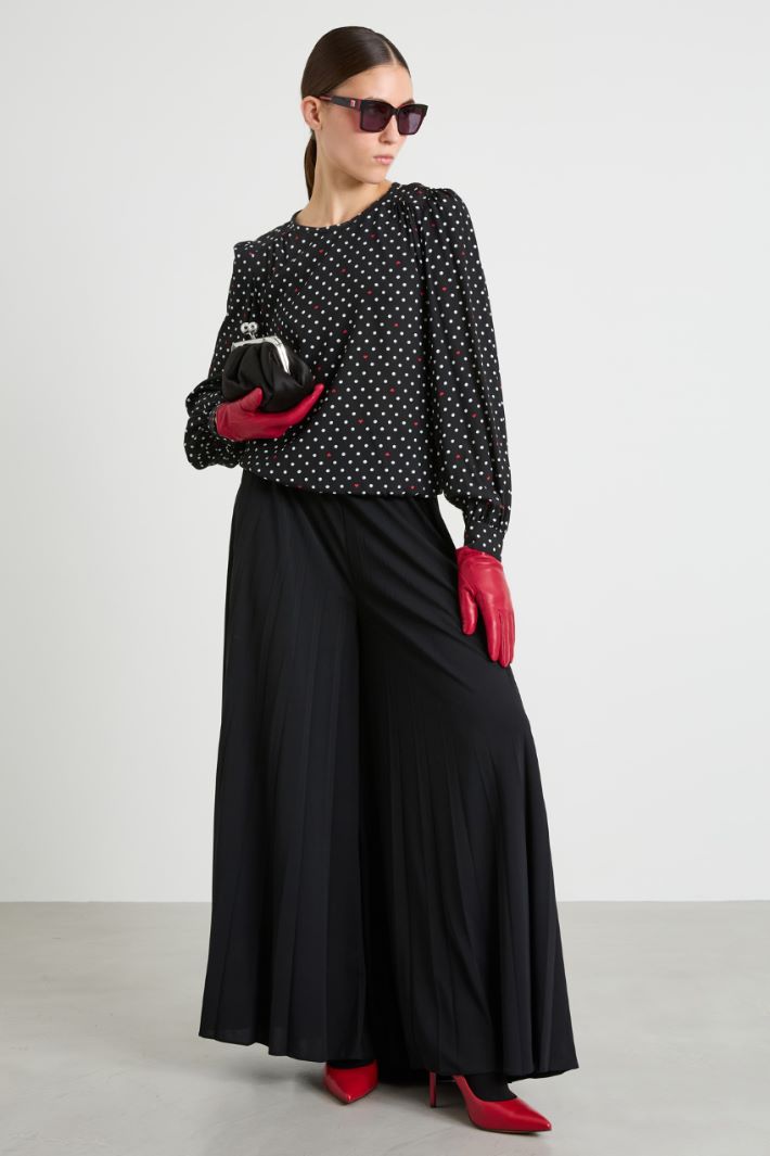 Blusa  in crêpe  Intrend - 3