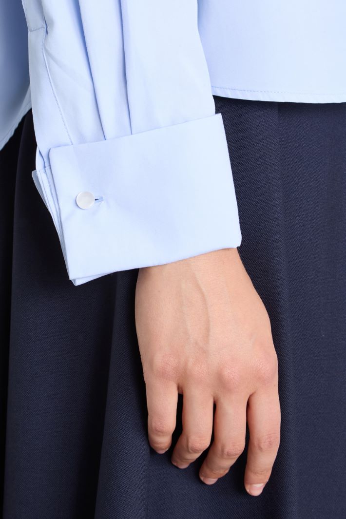 Boxy poplin shirt Intrend - 3