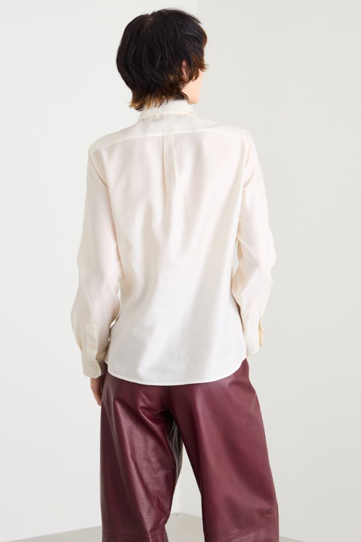 Cotton poplin shirt Intrend - 2