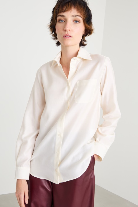 Cotton poplin shirt Intrend