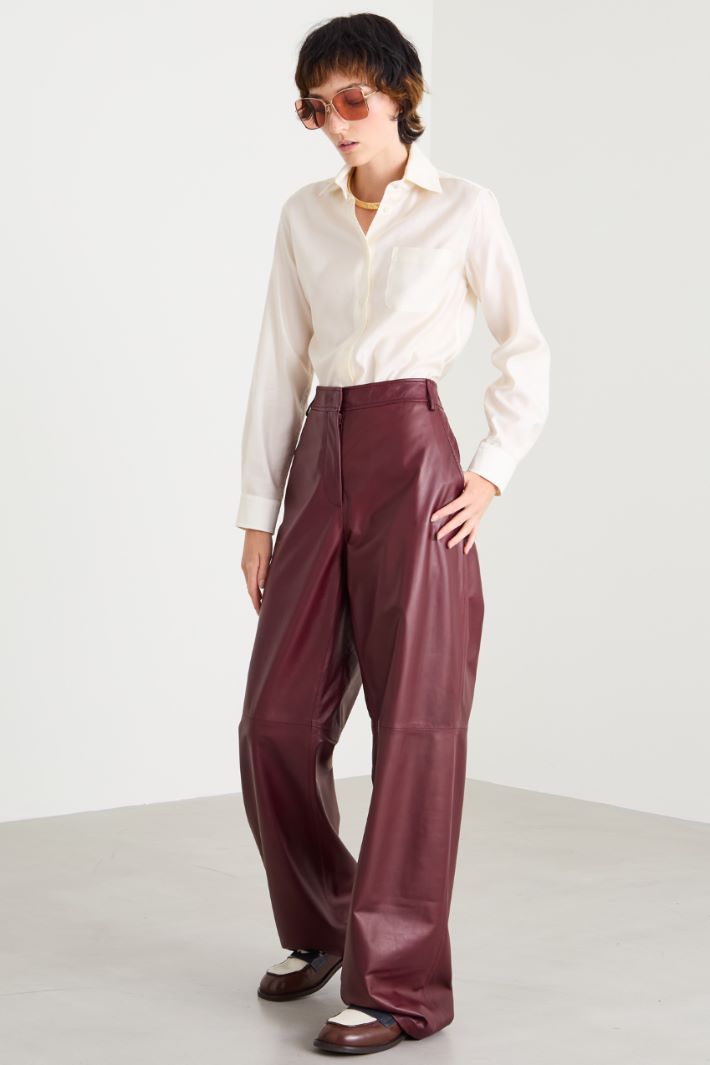 Cotton poplin shirt Intrend - 3
