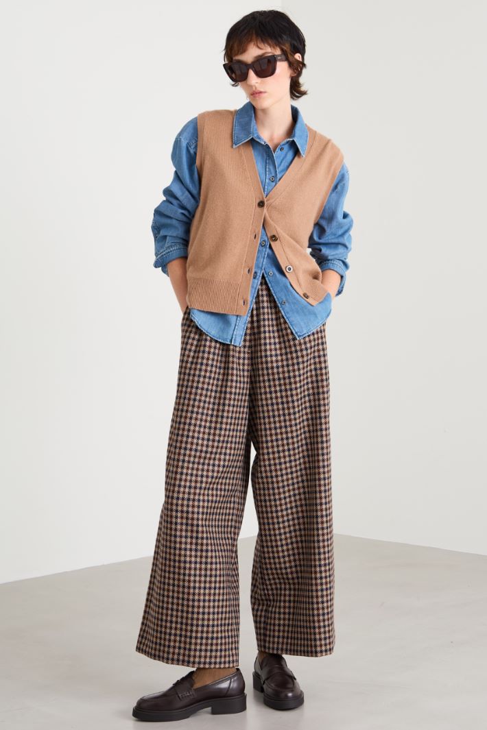 Cotton denim shirt Intrend - 3