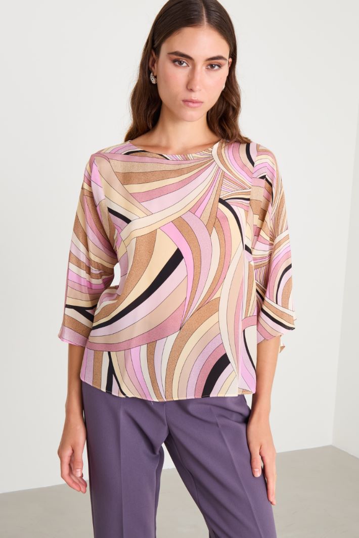Crépe de chine blouse Intrend