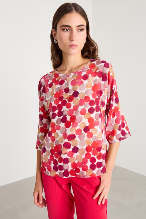 Crepe de chine blouse Intrend