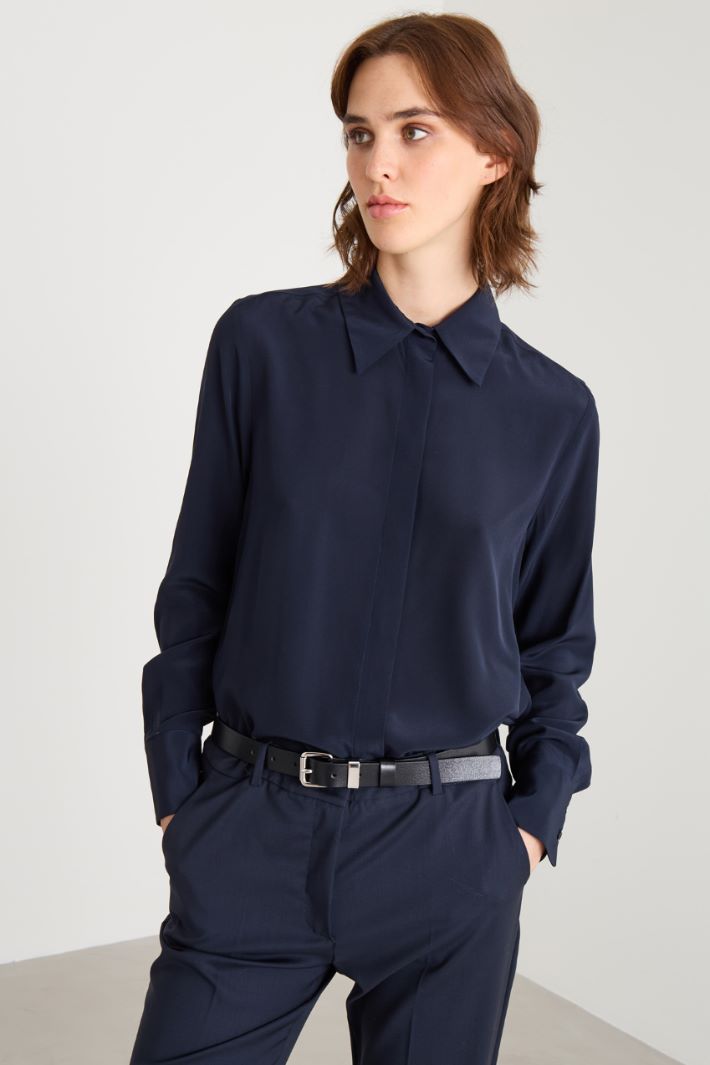 Crépe de chine shirt Intrend - 2