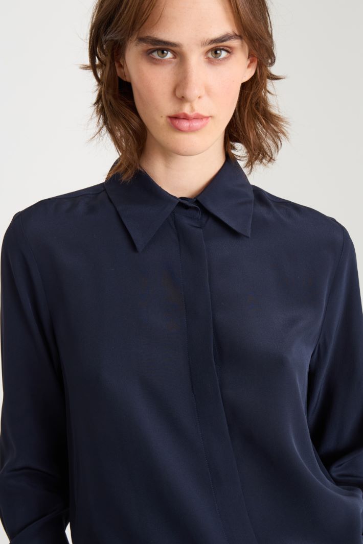 Crépe de chine shirt Intrend - 3