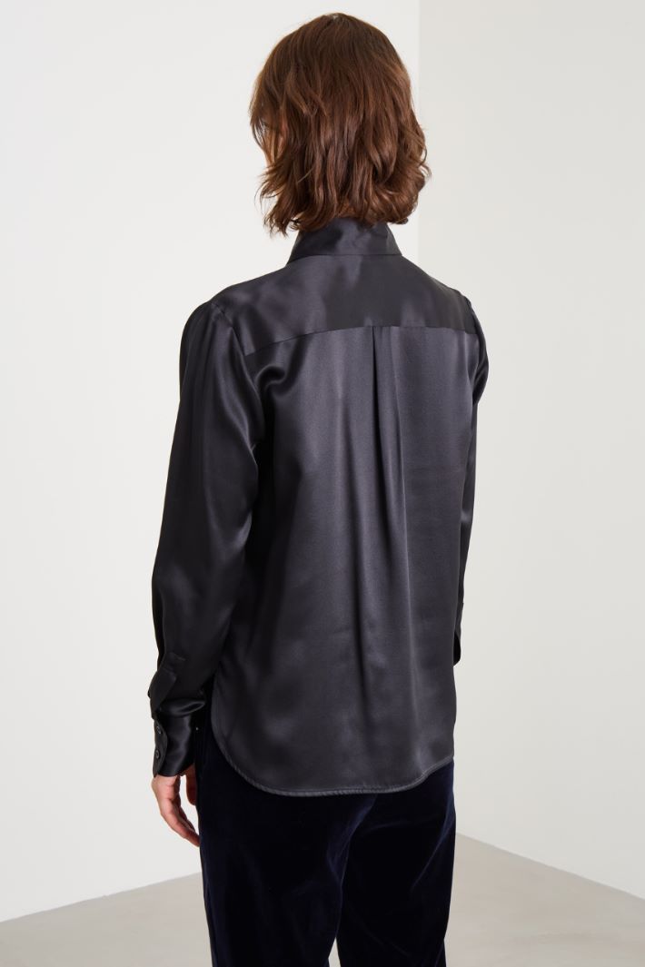 Crépe de chine shirt Intrend - 4