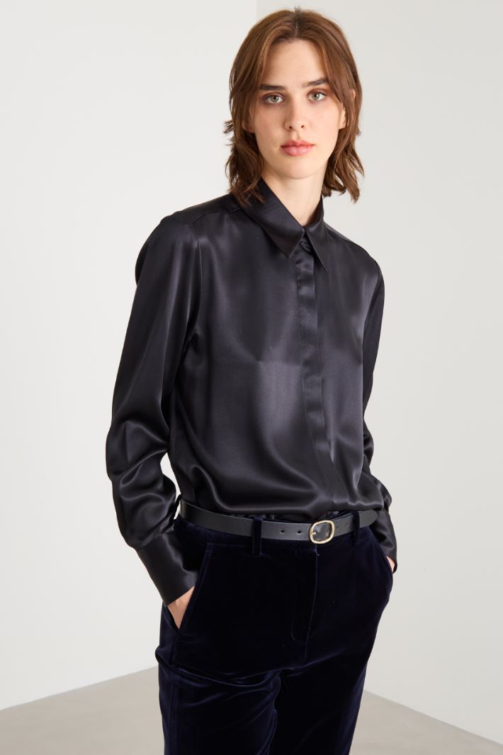 Crépe de chine shirt Intrend - 2