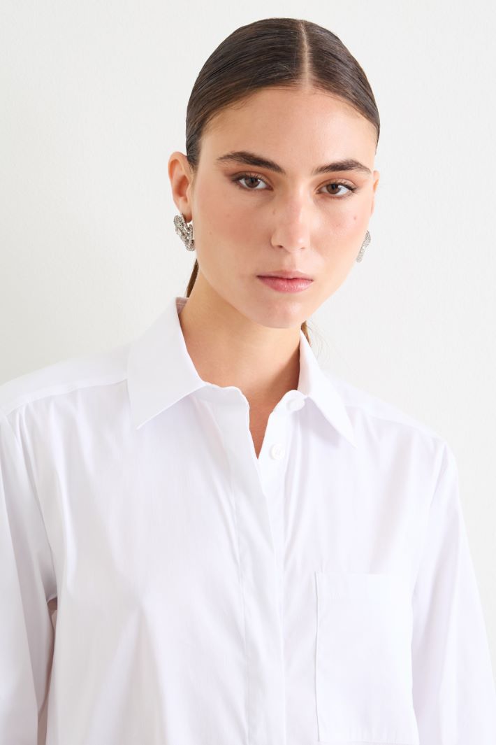 Camisa de popelina suave