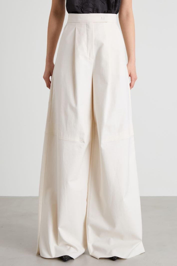 Oversize cotton trousers Intrend - 4
