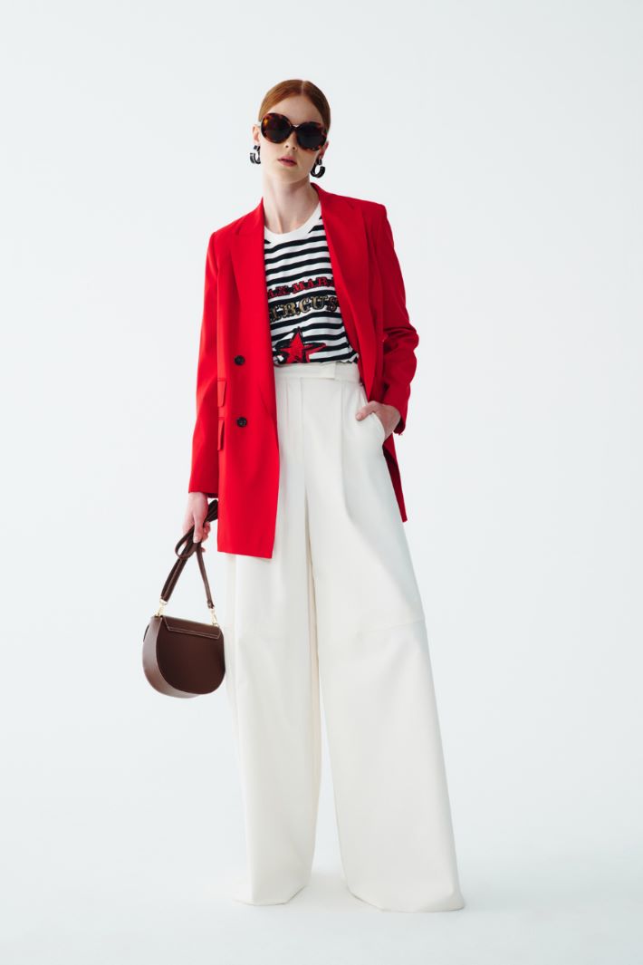 Oversize cotton trousers Intrend - 5