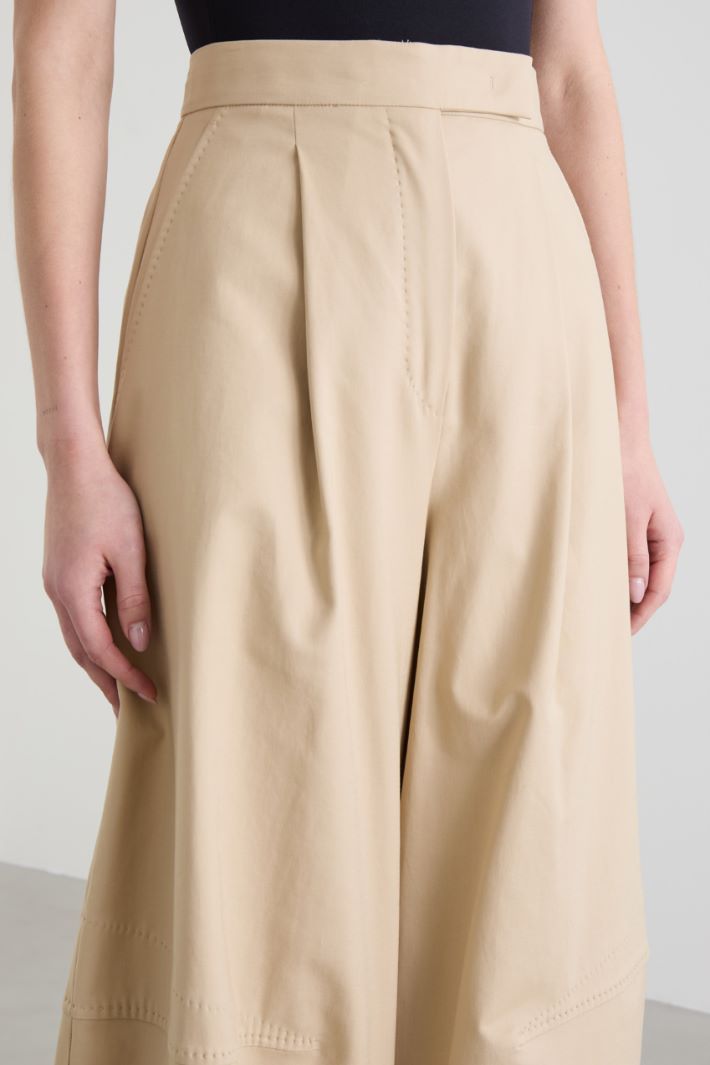 Pantaloni over in cotone Intrend - 4