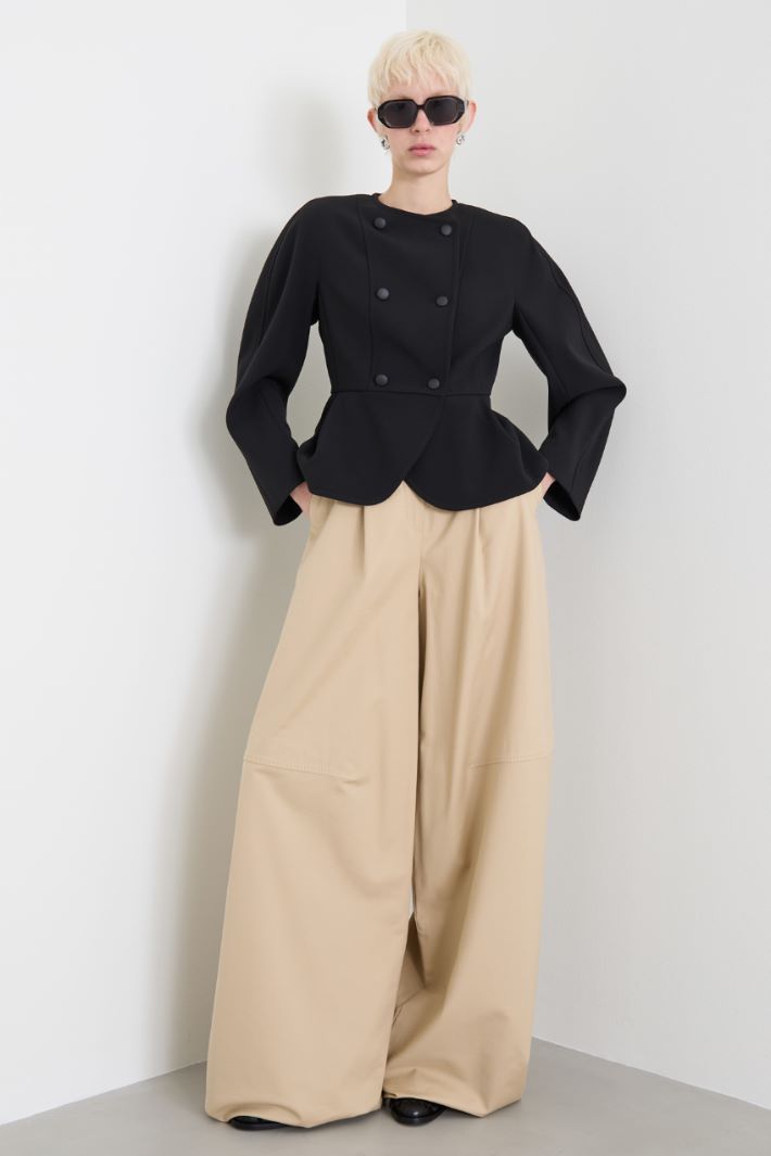 Pantaloni over in cotone Intrend