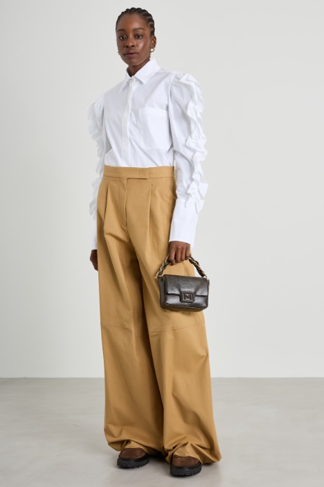 Oversize cotton trousers Intrend